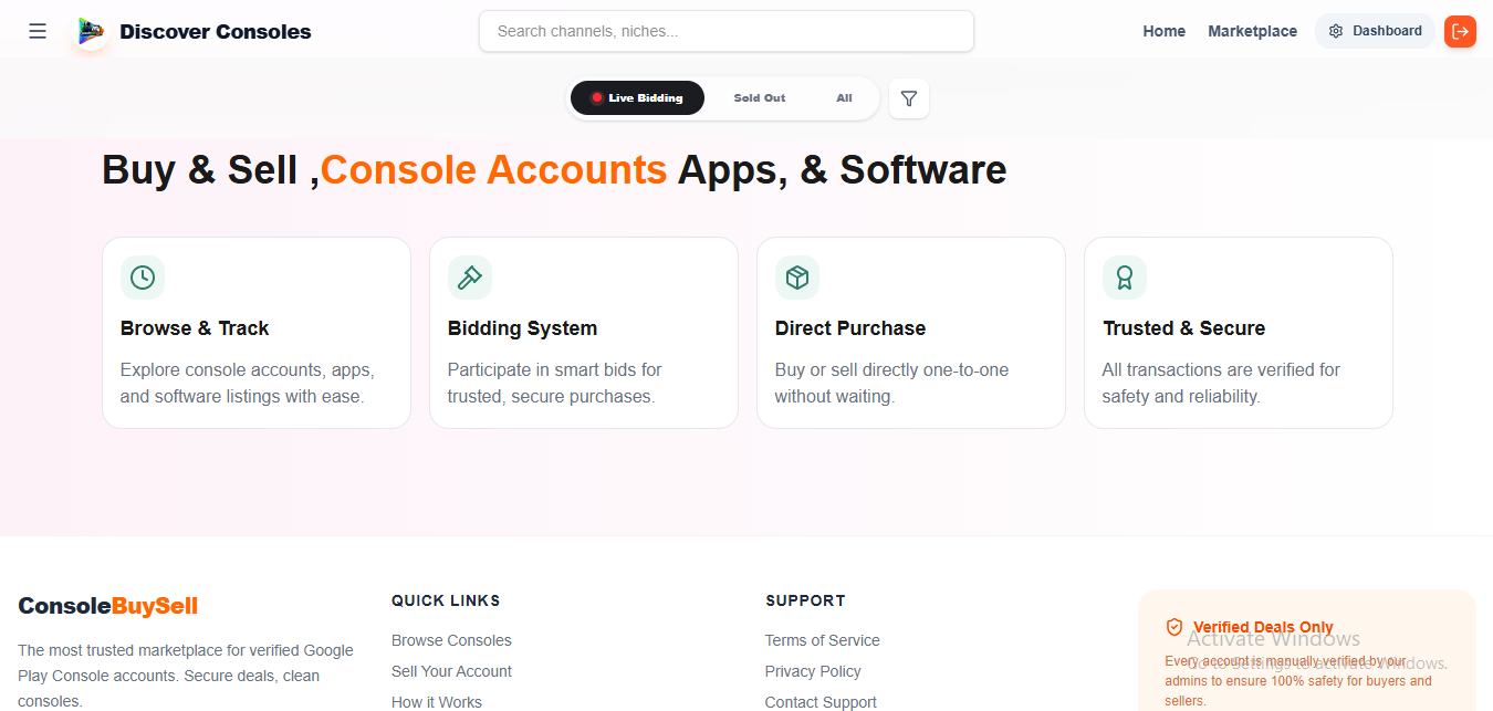 ConsoleBuySell preview 4